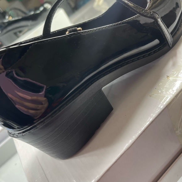 Black vintage Mary Jane shoes with a small heel - Picture 5 of 6
